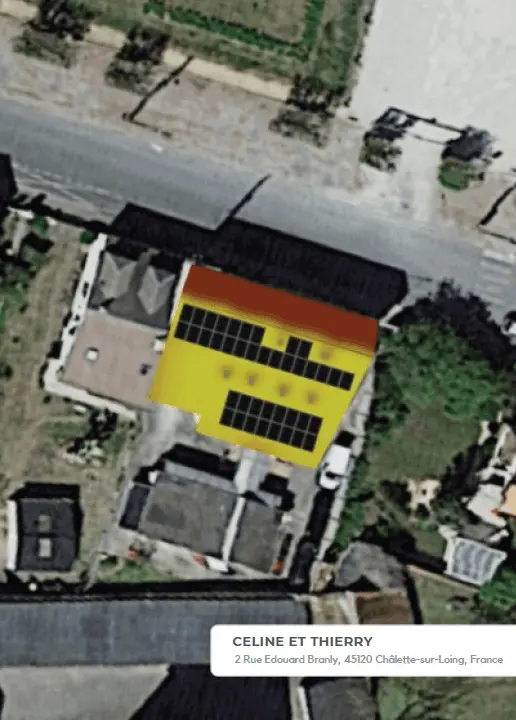 Installation photovoltaïque - Vue aérienne